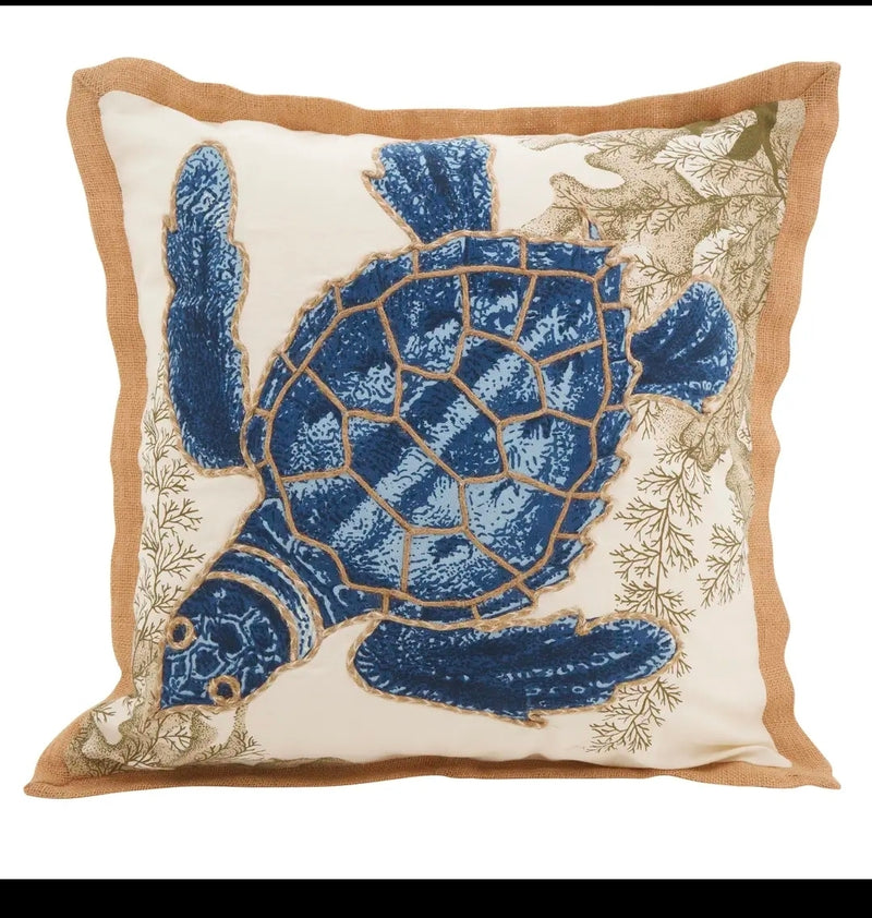 Aquatic Turtle Pillow