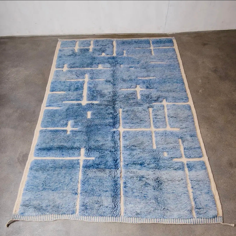 Atlas Blue Beni Mrirt Rug