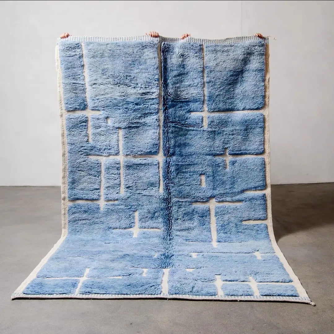 Atlas Blue Beni Mrirt Rug