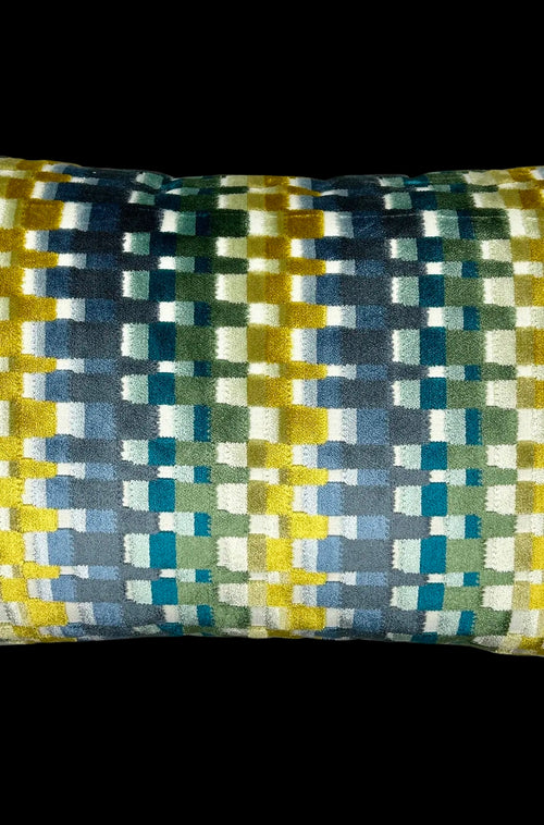 Emmett Velvet Pillow — Caribbean