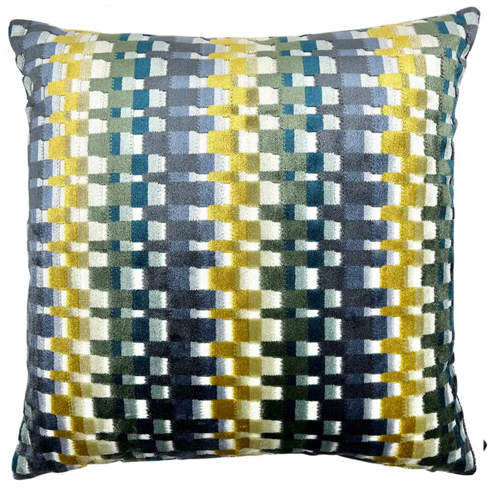 Emmett Velvet Pillow — Caribbean