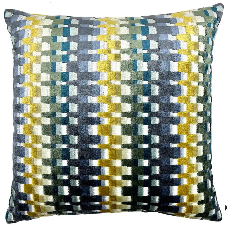 Emmett Velvet Pillow — Caribbean