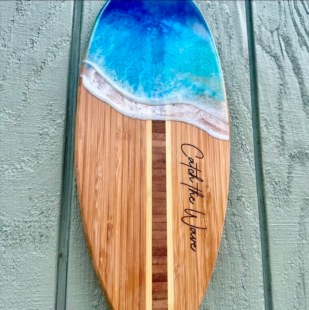 Maui Surfboard Serving Board