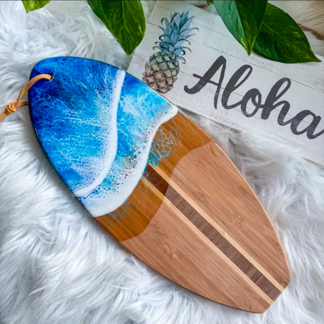 Maui Surfboard Serving Board