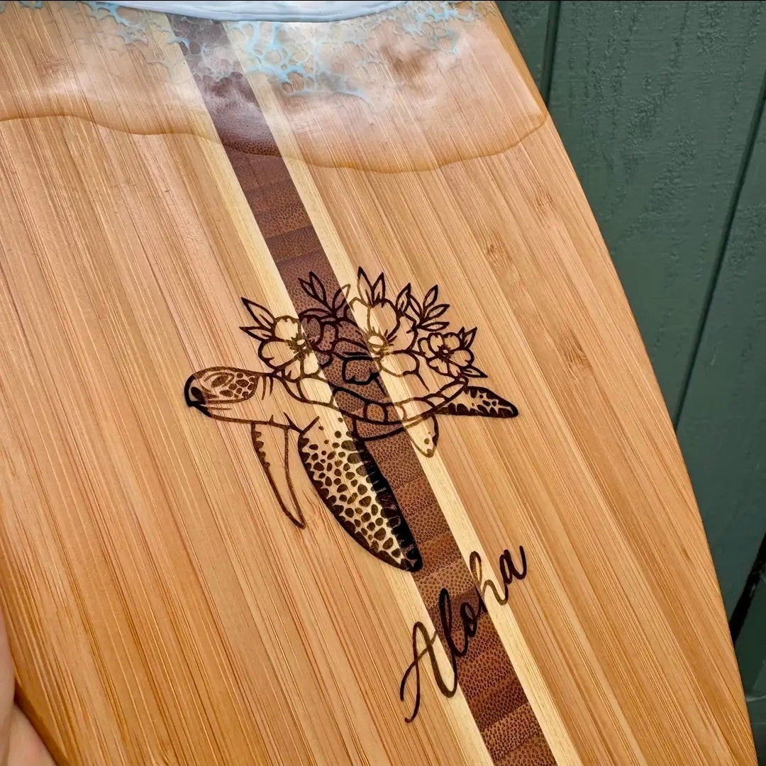 Maui Surfboard Serving Board