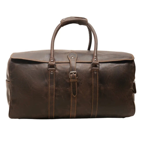 Miami Leather Weekender — Chestnut