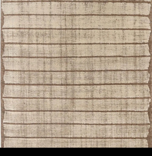 Nomad Ivory & Brown Beni Ourain Rug
