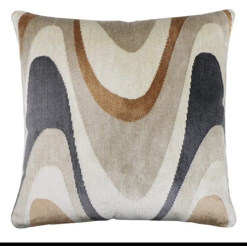 Harlow Velvet Pillow — Umber