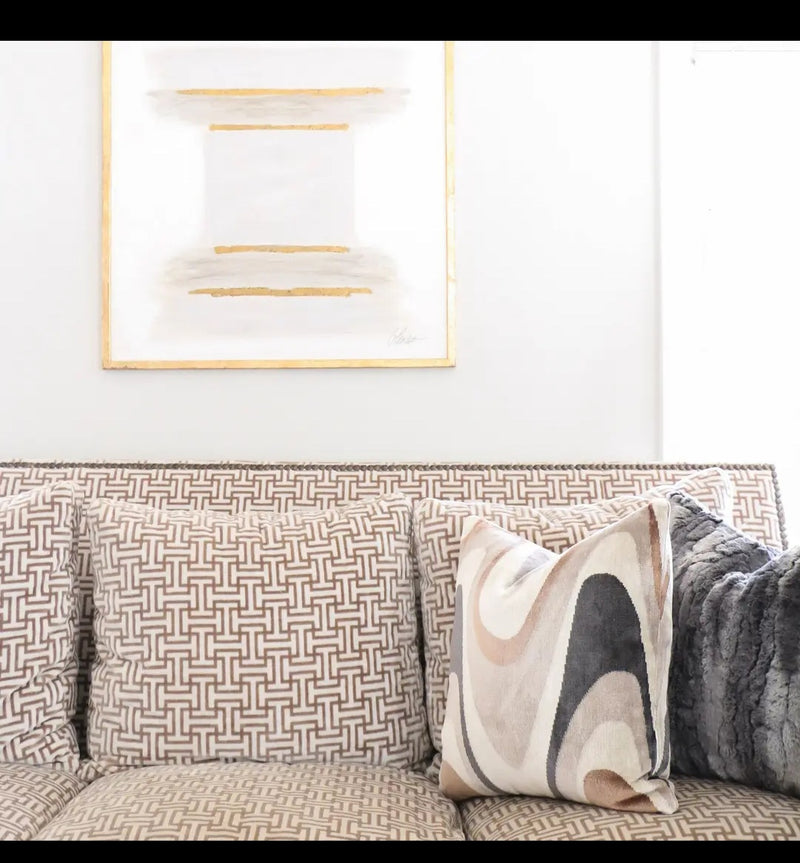 Harlow Velvet Pillow — Umber