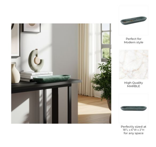 Verdant Marble Bowl