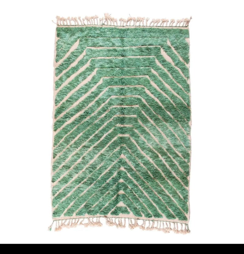 Verdant Beni Ourain Shag Rug