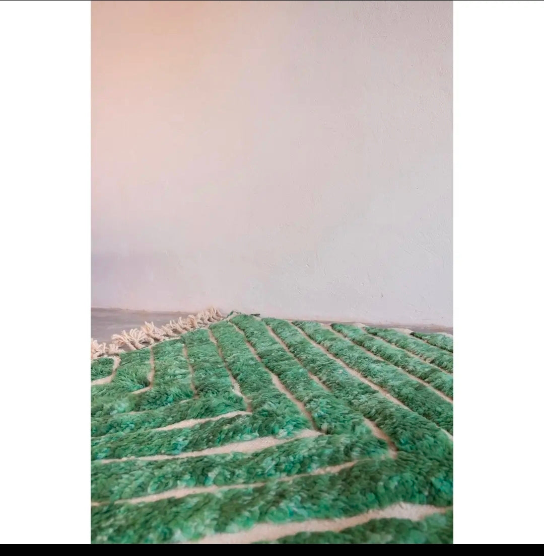 Verdant Beni Ourain Shag Rug